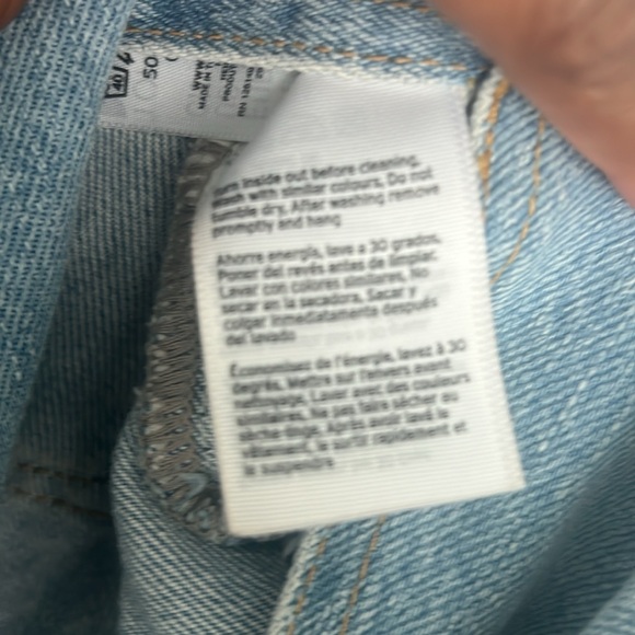 Topshop MOTO Denim Midi Skirt - Picture 5 of 6